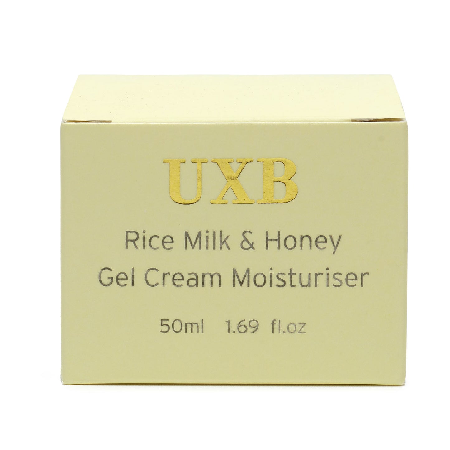 Rice Milk & Honey - Gel Cream Moisturiser for Oily, Sensitive or Damaged Skin - 50ml - UXB Skincare