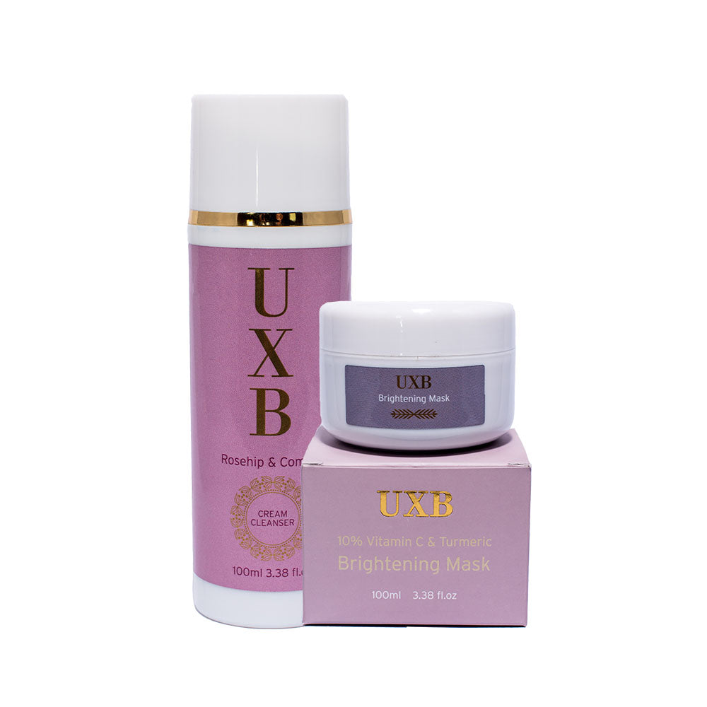 Home Facial Kit for Normal and Combination Skin - UXB natural Skincare