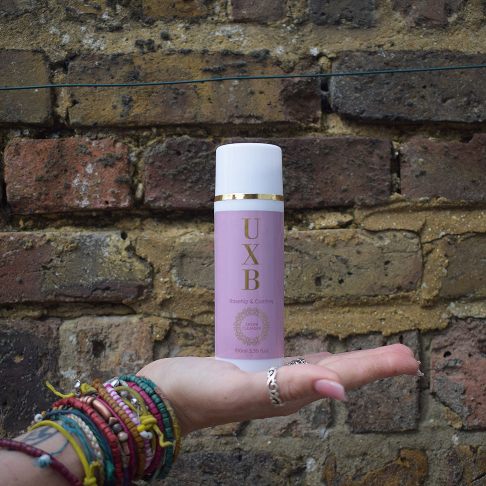 UXB Rosehip & Comfrey Cream Cleanser - Our face wash for combination skin - UXB natural Skincare