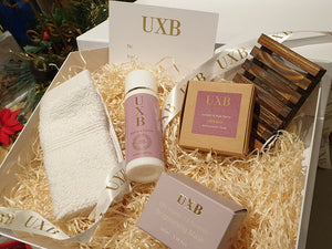 
            
                Load image into Gallery viewer, UXB Skincare Gift Box - Our best selling products in a luxury gift box - UXB natural Skincare
            
        