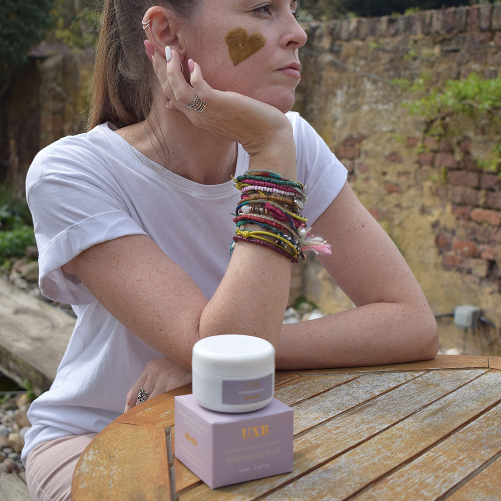 10% Vitamin C & Turmeric Brightening Mask - UXB natural Skincare