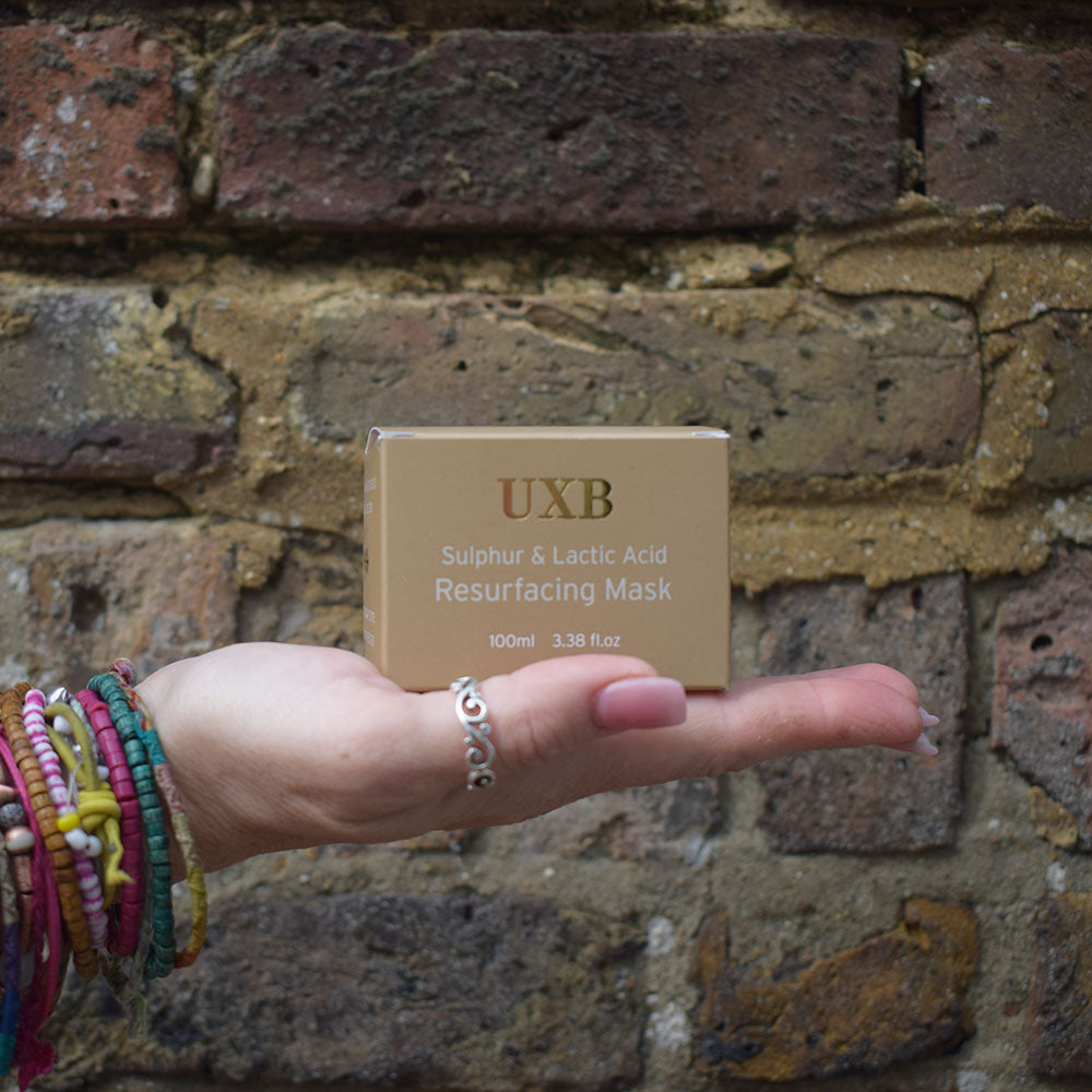 Sulfur & Lactic Acid Resurfacing Mask - UXB natural Skincare