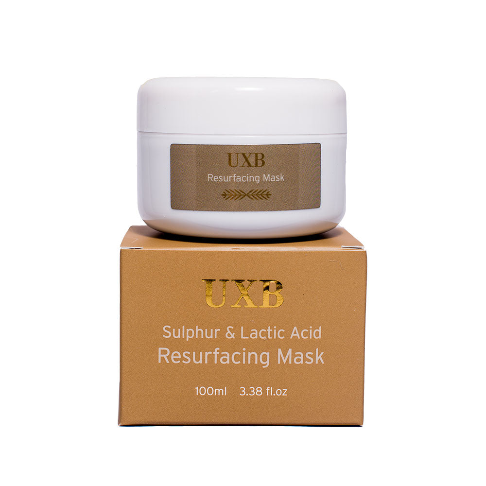 Sulfur & Lactic Acid Resurfacing Mask - UXB natural Skincare