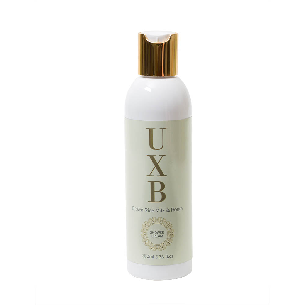 
            
                Load image into Gallery viewer, Brown Rice Milk &amp;amp; Honey in-shower moisturiser - for oily skin - UXB natural Skincare
            
        