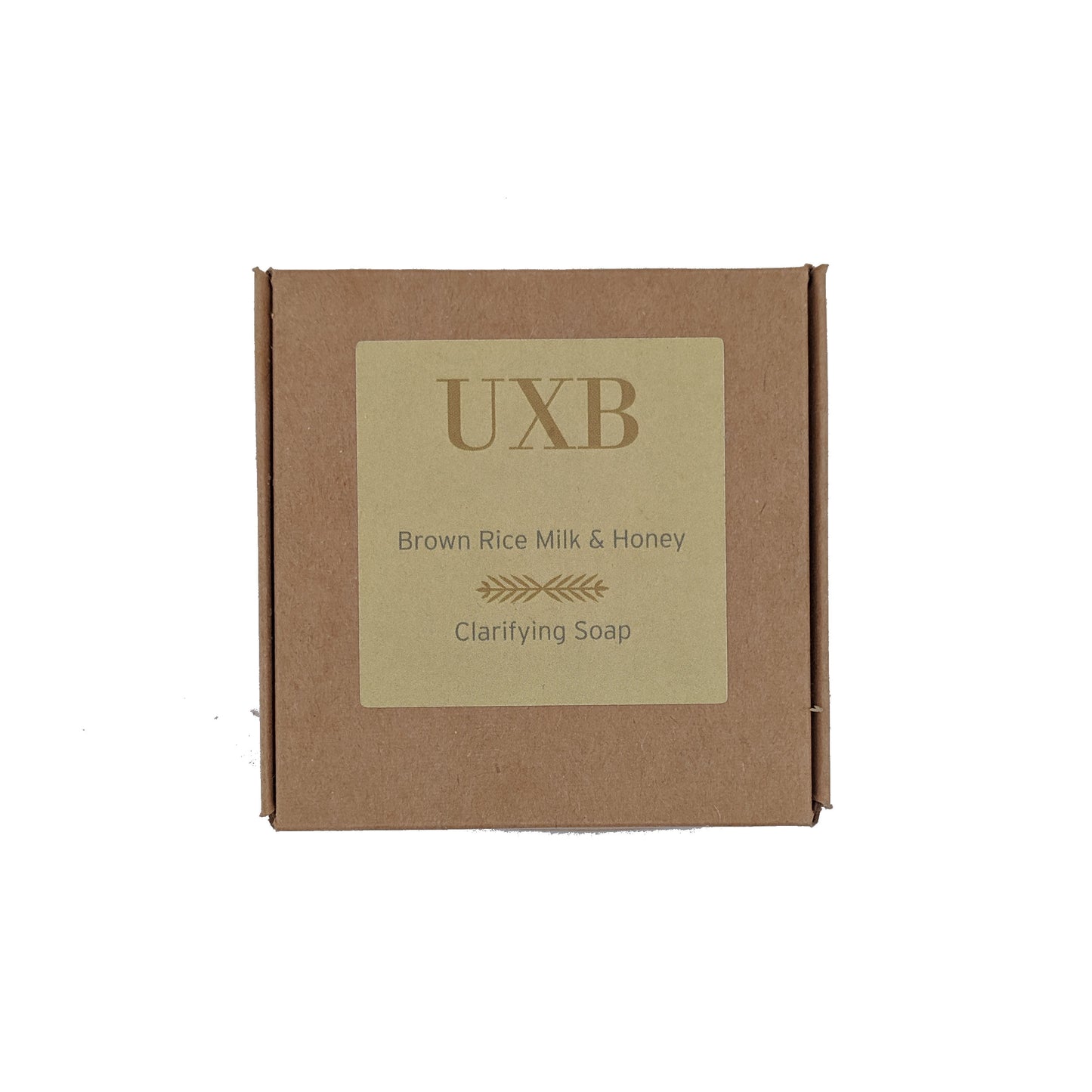 Brown Rice Milk & Honey Clarifying Soap - Large bar - UXB natural Skincare
