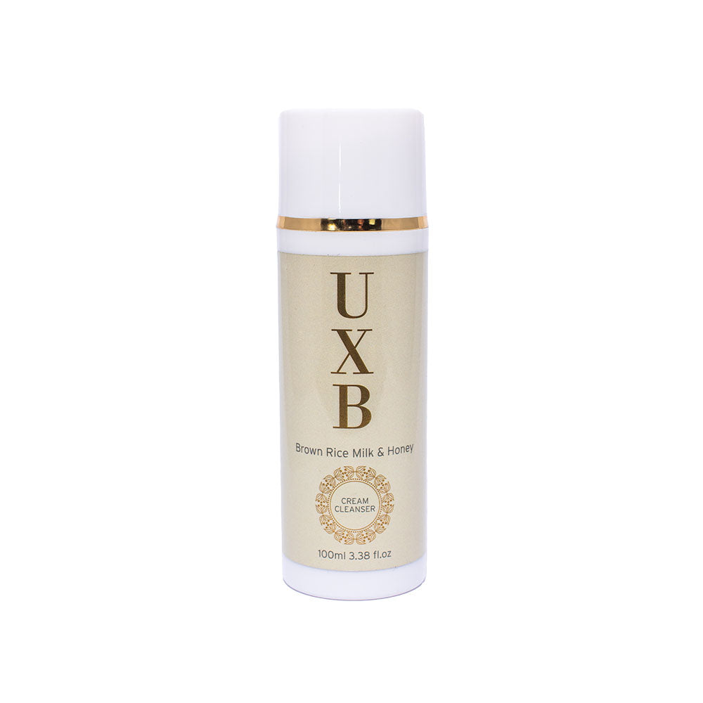 UXB Brown Rice Milk & Raw Honey Cream Cleanser - Our calming face wash for oily and acne-prone skin - UXB natural Skincare