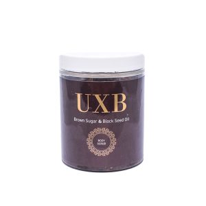 Brown Sugar & Black Seed Oil Body Scrub - UXB natural Skincare