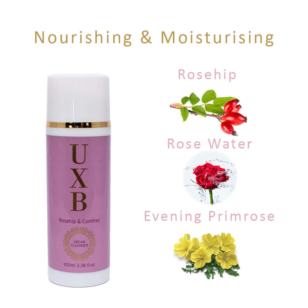 rosehip & comfrey face wash